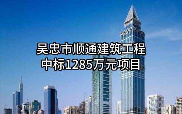 吴忠市城市北区再生水厂及市区再生水设施提升工程（四标段）中标公示